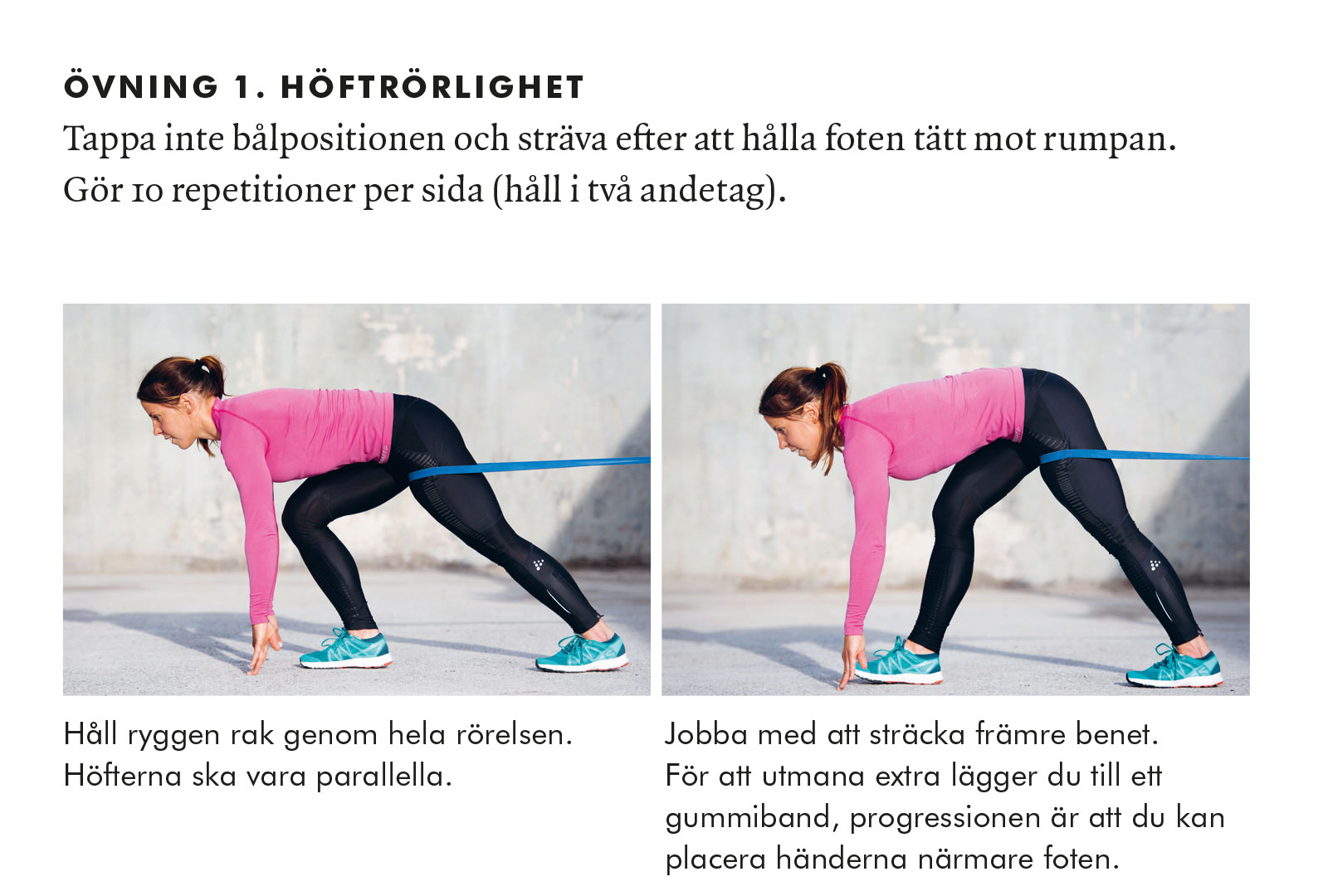 Styrka, teknik & pannben – Charlotte Kallas övningar