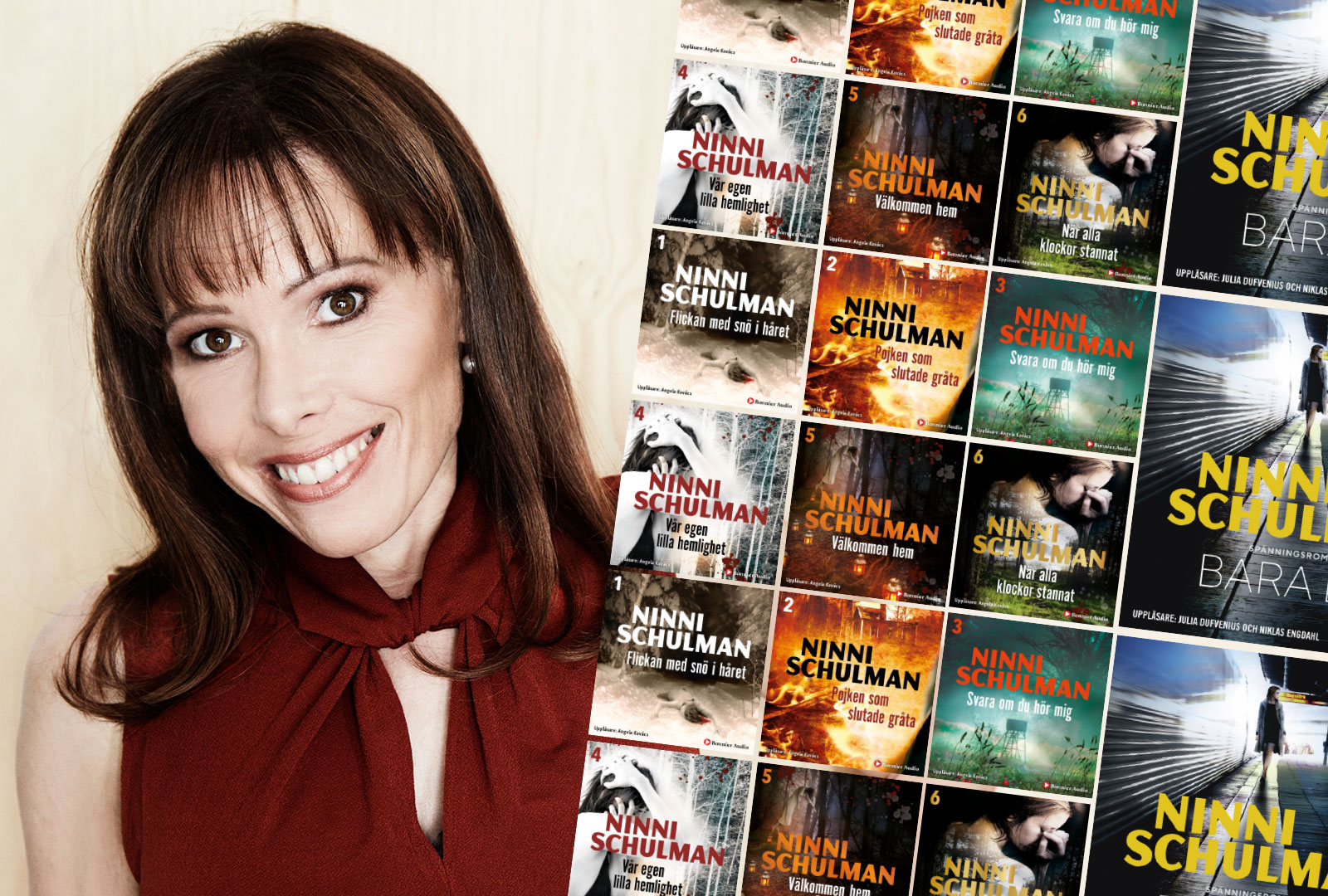 Ninni Schulmans böcker har sålt i 1 miljon exemplar