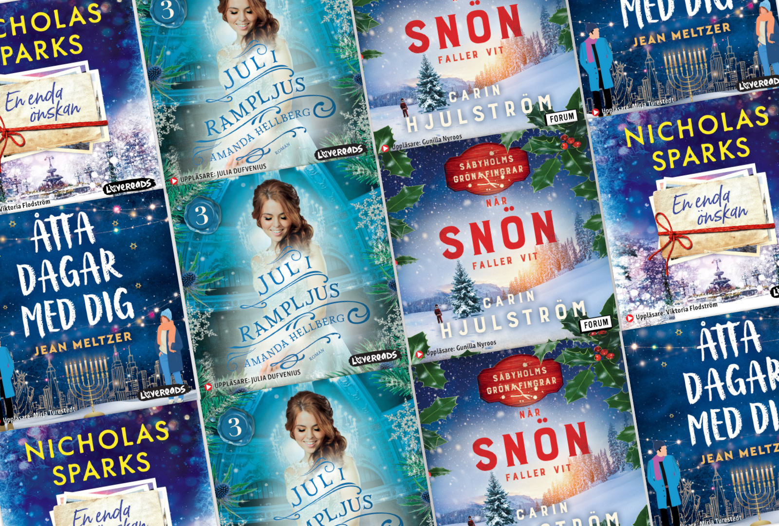 Gnistrande granar och varm kärlek i kylig vintertid