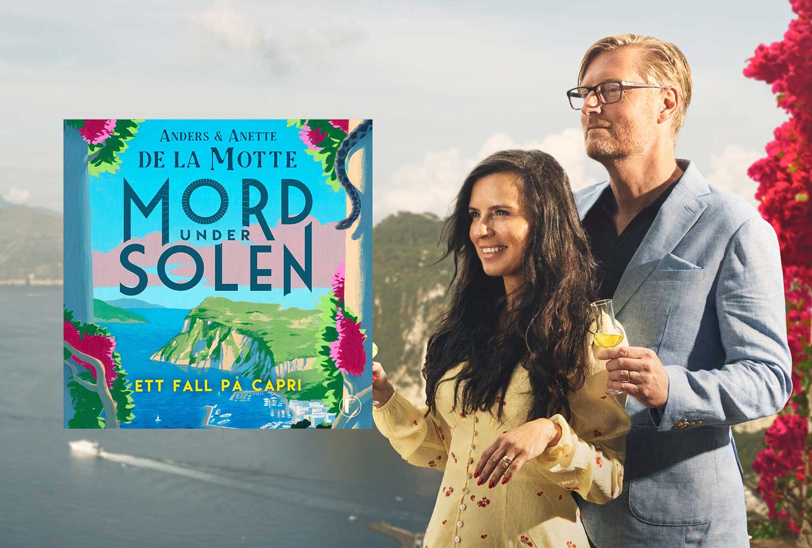 Anders och Anette de la Motte: "Vi älskar pusseldeckargenren och vi älskar Italien."