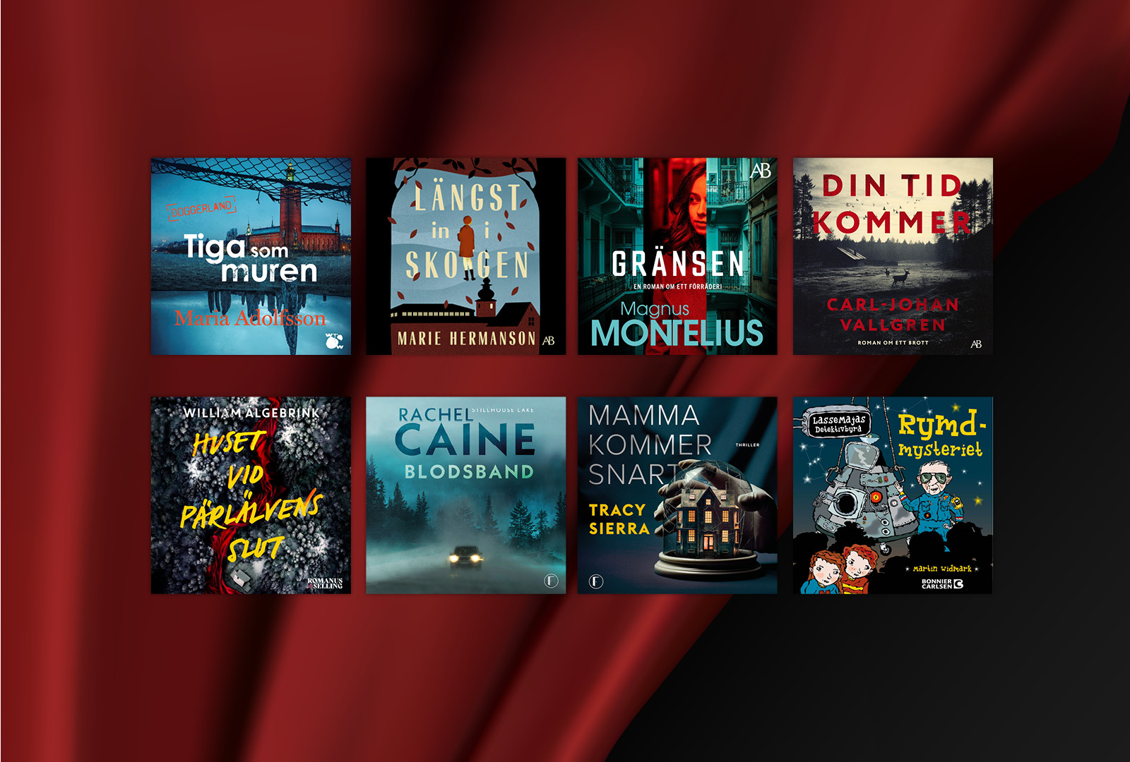 Årets bästa deckare? Lyssna på de nominerade böckerna