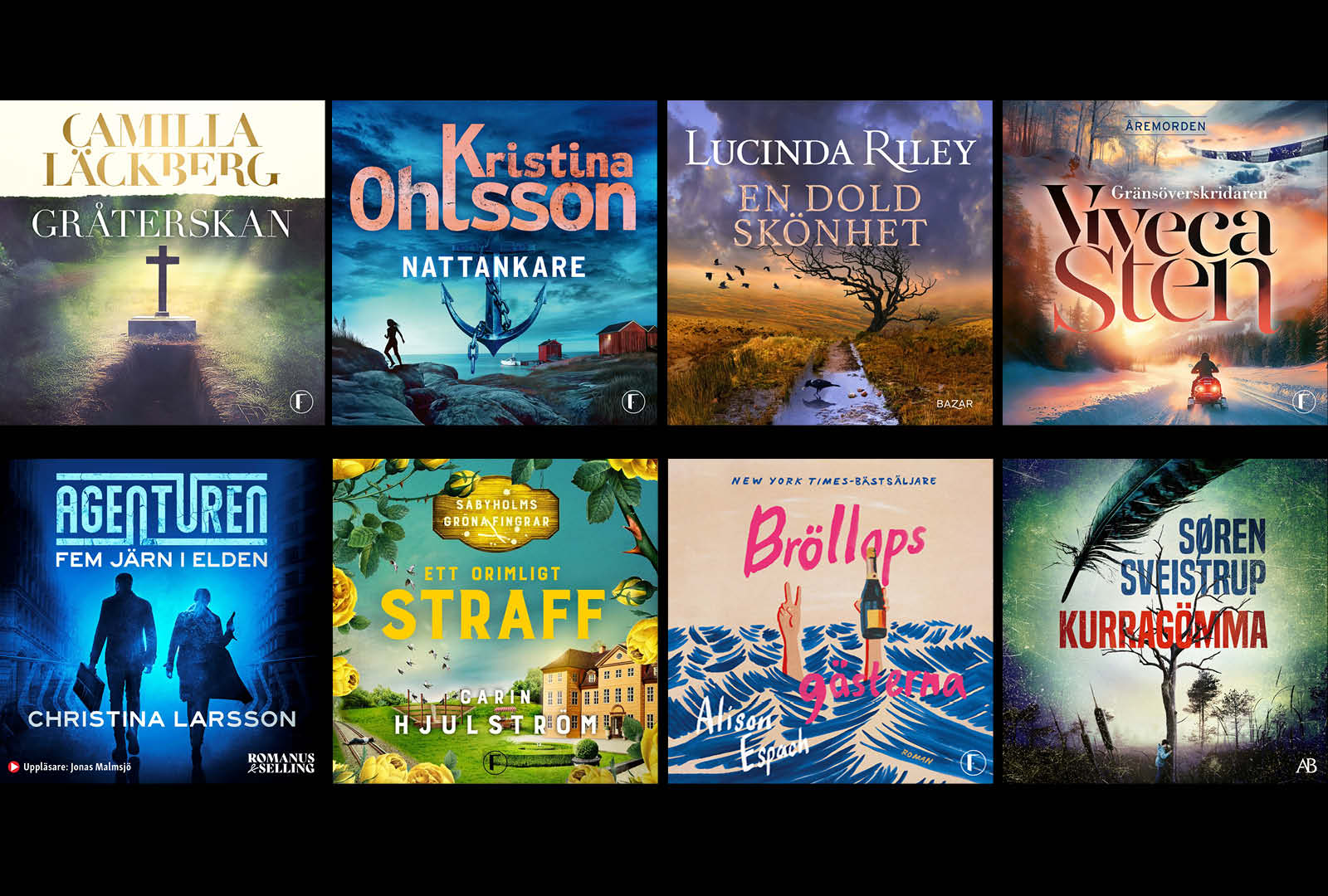 BookBeat listar 2025 års mest lyssnade böcker och författarskap